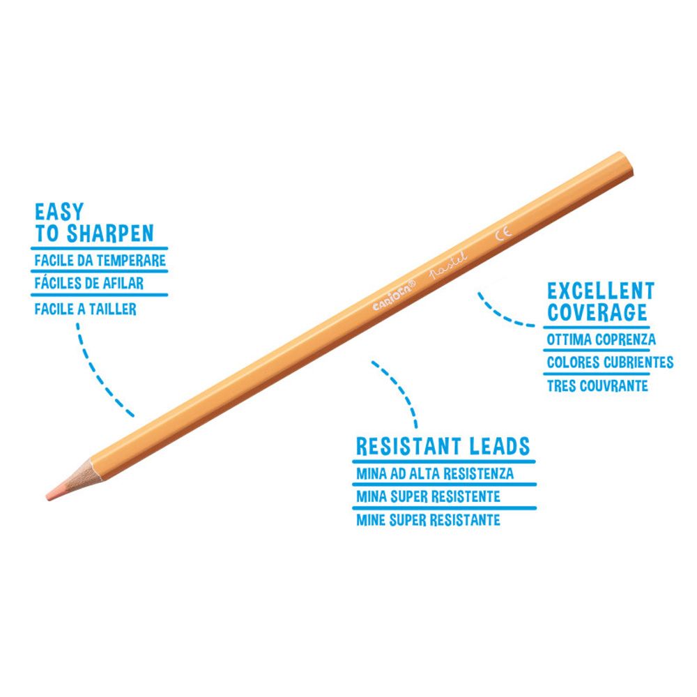 Цветные карандаши "Pastel", 24 цвета - 2