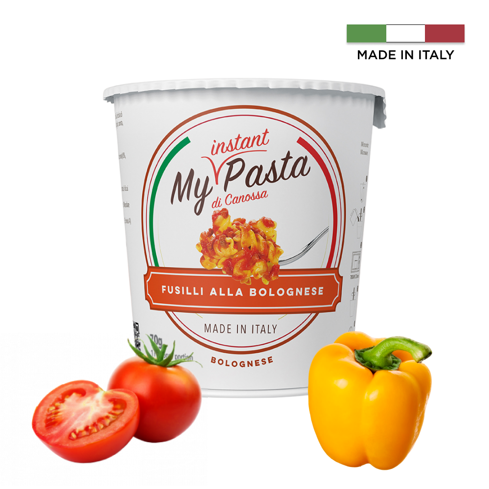 Паста фузилли "My instant pasta" болоньезе, 70 г