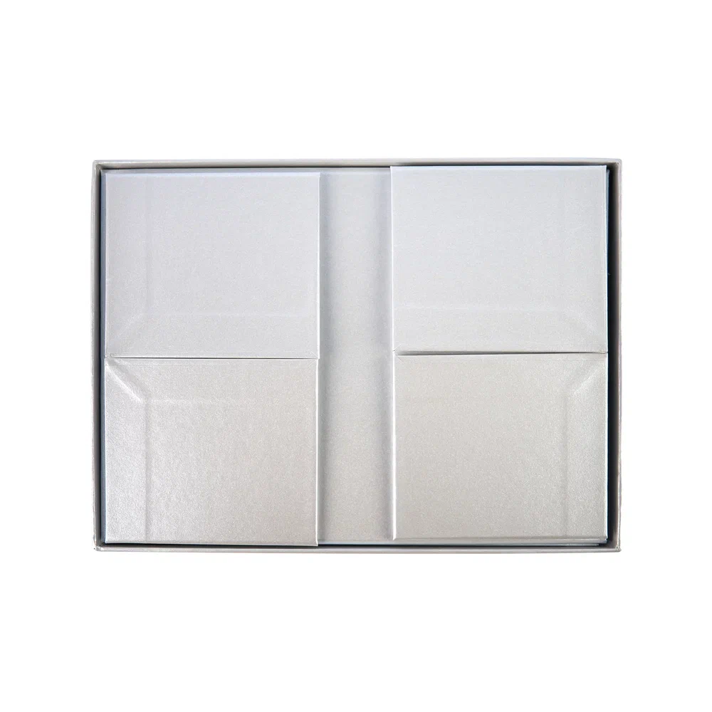 Коробка картонная, 220х160х95 мм, серебро - 6