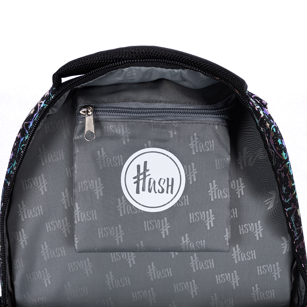 Рюкзак молодежный "Hash neon kitty", чёрный - 7