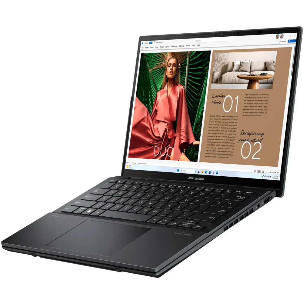 Ноутбук ASUS Zenbook Duo UX8406CA-PZ079W, 32GB, 2TB, W11H, черный