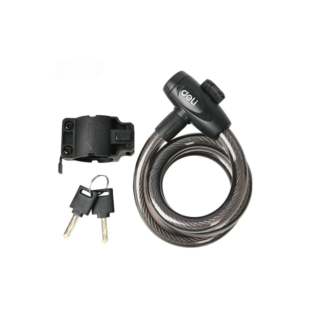 Замок тросовый велосипедный Deli YS EDL508063