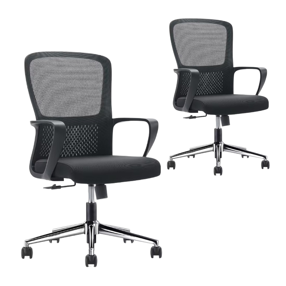 Кресло компьютерное SitZone U-069B, черный, 2 шт/упак