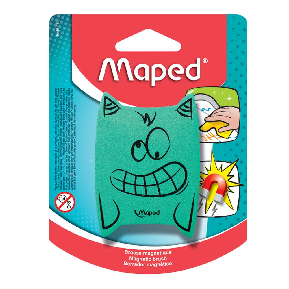 Щетка для доски магнитная Maped "Dry Erase", зеленый