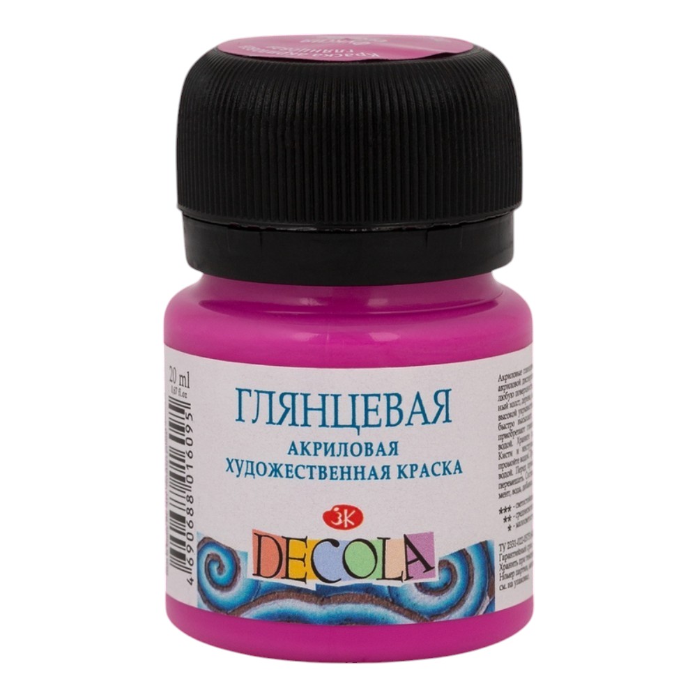 Краска акриловая глянцевая "Декола"