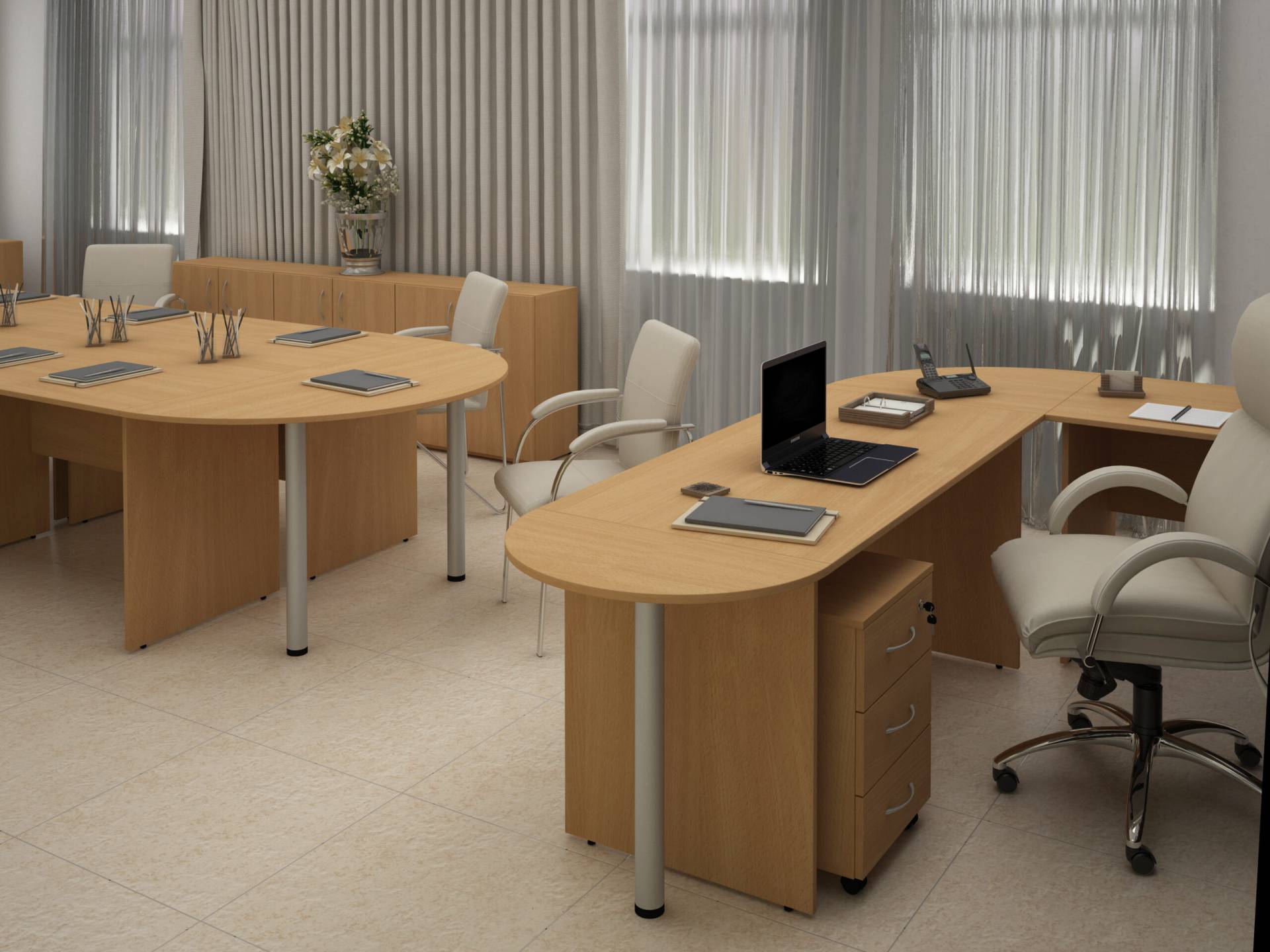 Коллекция Столица комплект дверей С-522, 736х792х18 мм, бук - 8