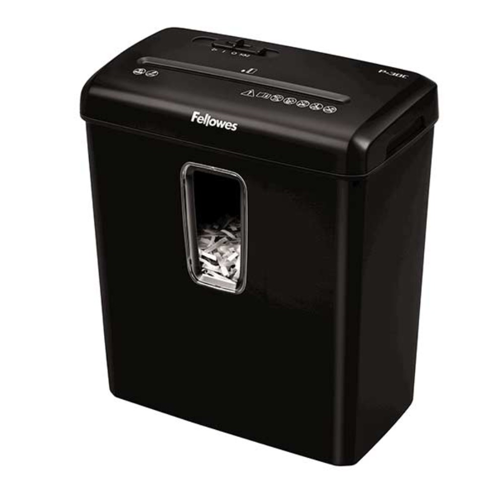 Уничтожитель Fellowes PowerShred P-30C, DIN P-4, 4х34 мм, 6 листов, 15 литров - 3
