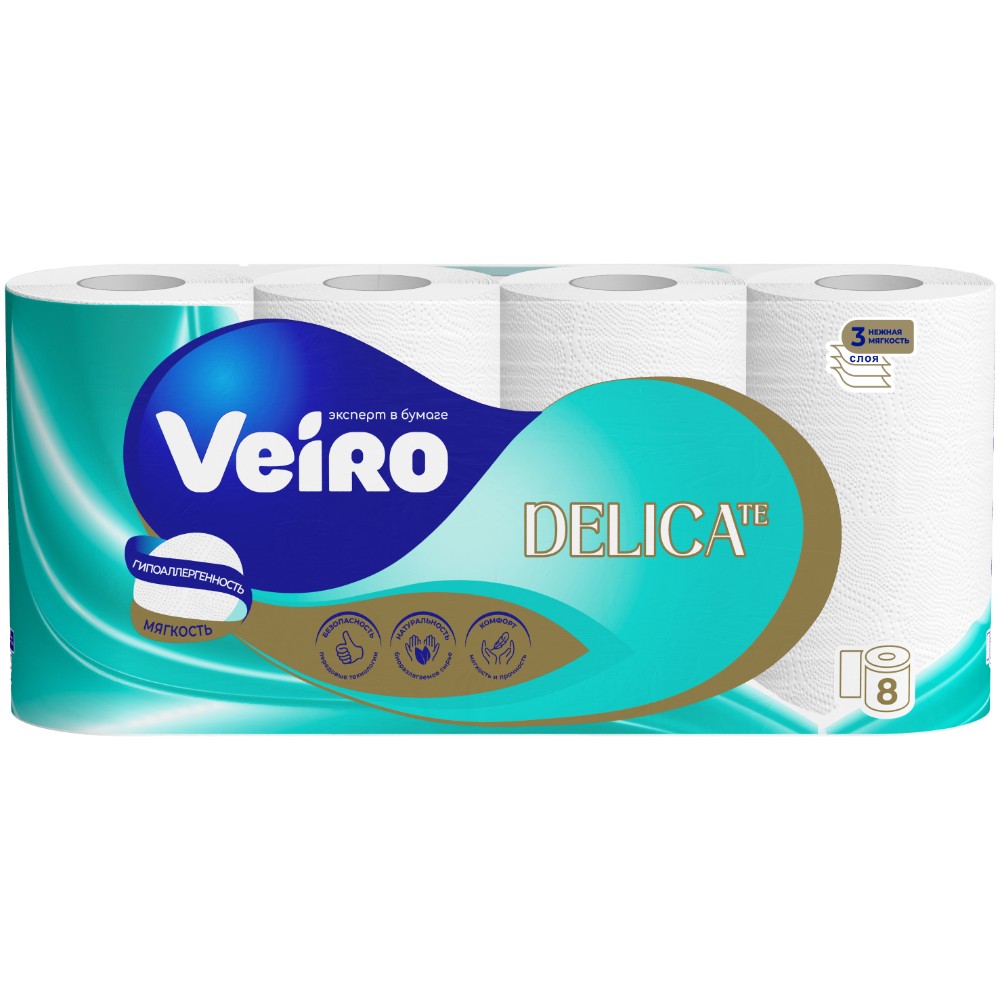  Бумага туалетная Veiro Delicate
