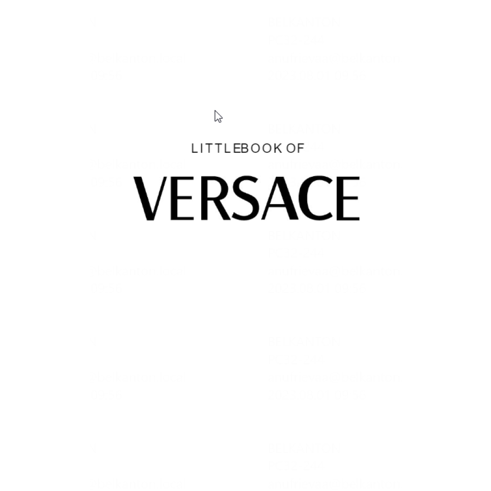 Книга на английском языке "Little book of Versace", Graves L.