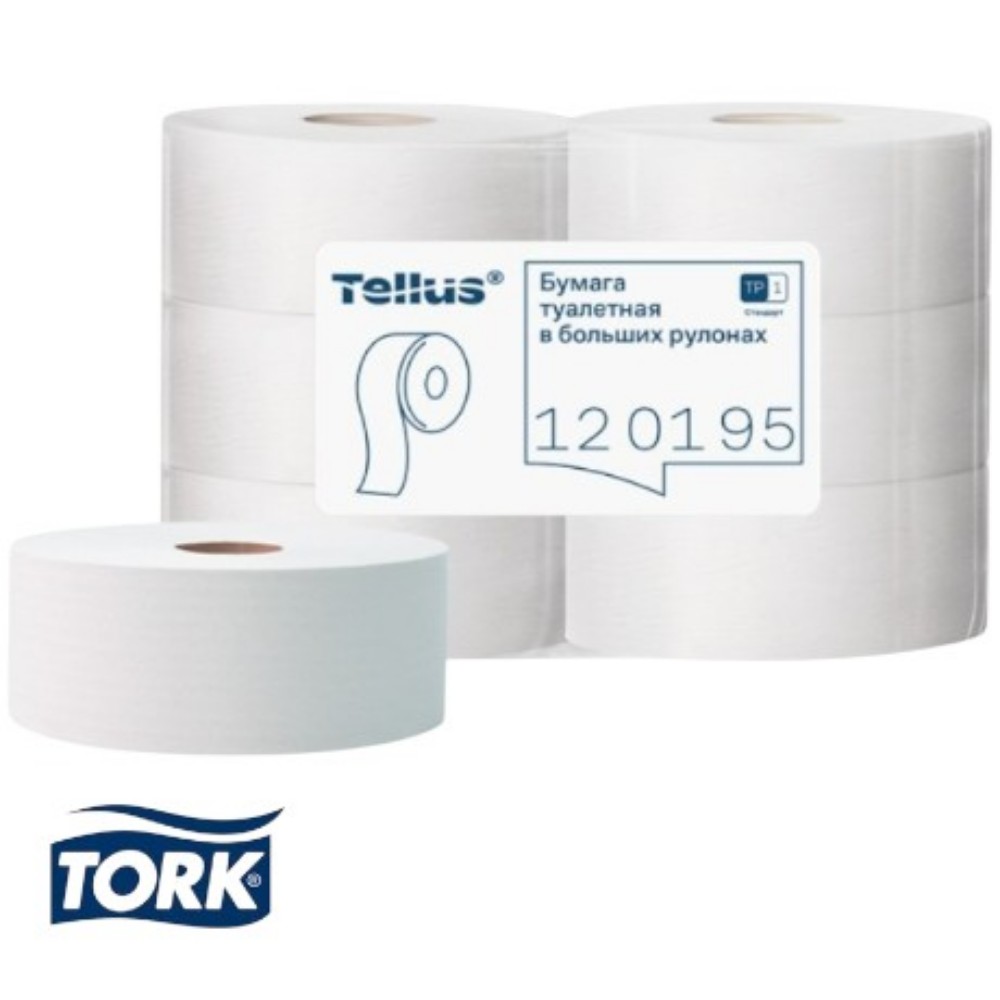 Бумага туалетная Tellus Стандарт, Т1