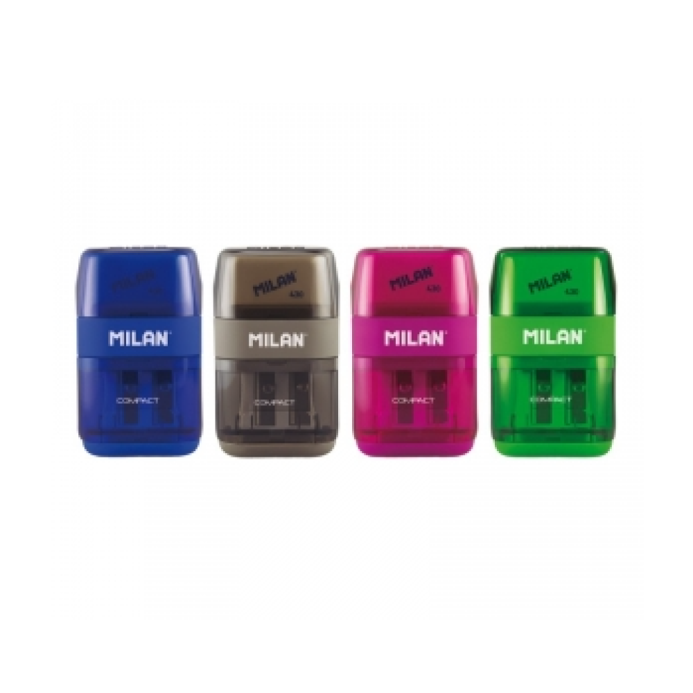 Точилка Milan "Compact" с ластиком