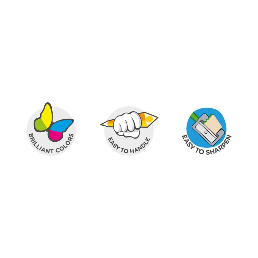 Цветные карандаши "Pastel", 24 цвета - 3