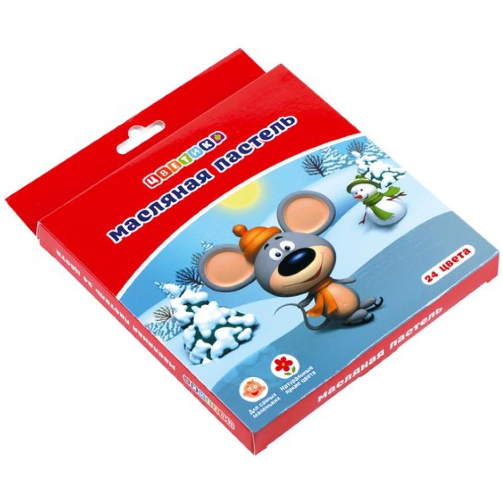 Пастель масляная детская "Цветик"