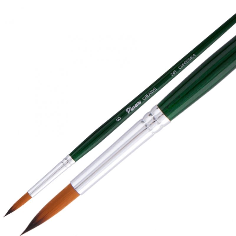 Кисть для рисования "Pinax Creative" синтетика, круглая