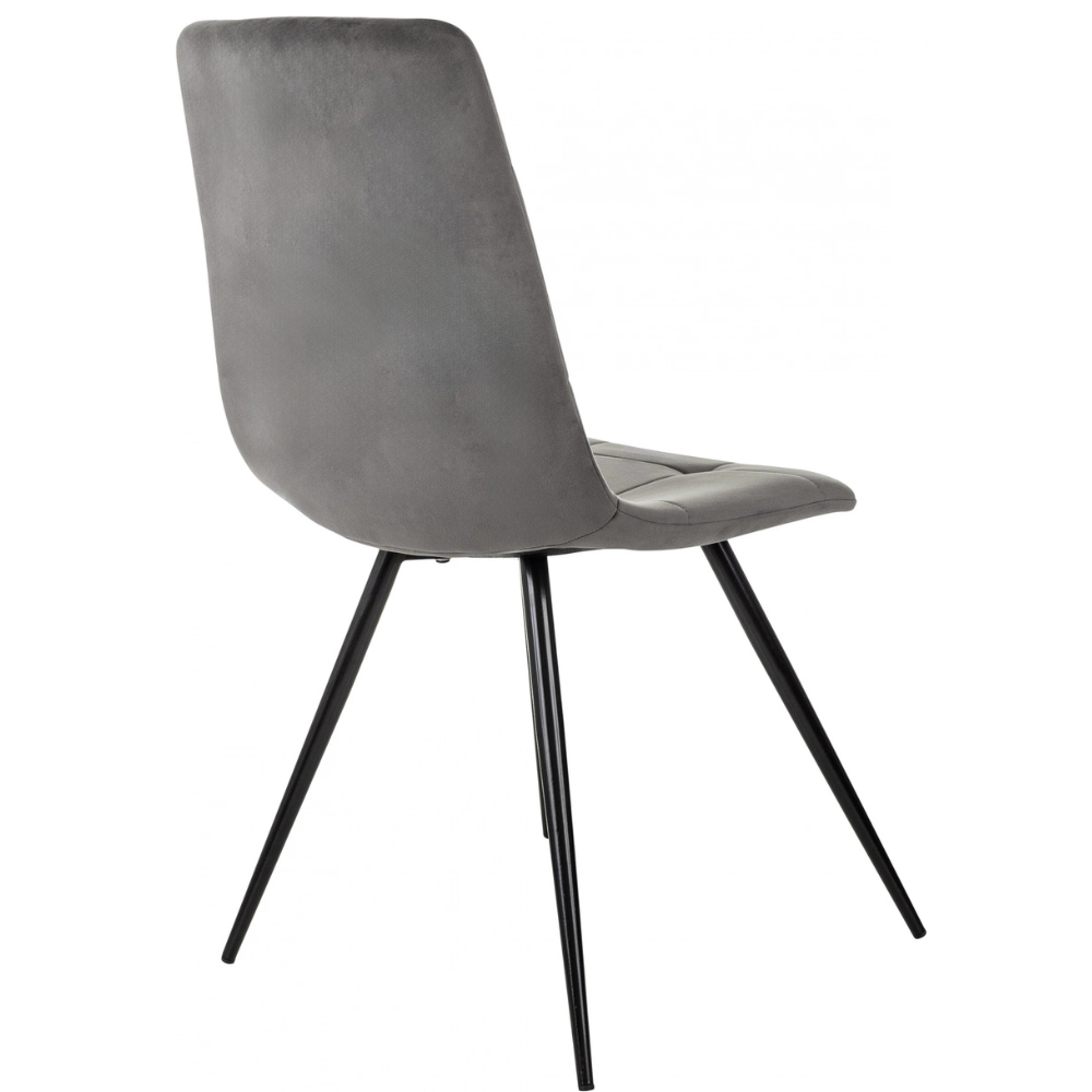 Стул Бюрократ "CH-K1_4", ткань, тёмно-серый, металл, комплект 4 штуки - 2