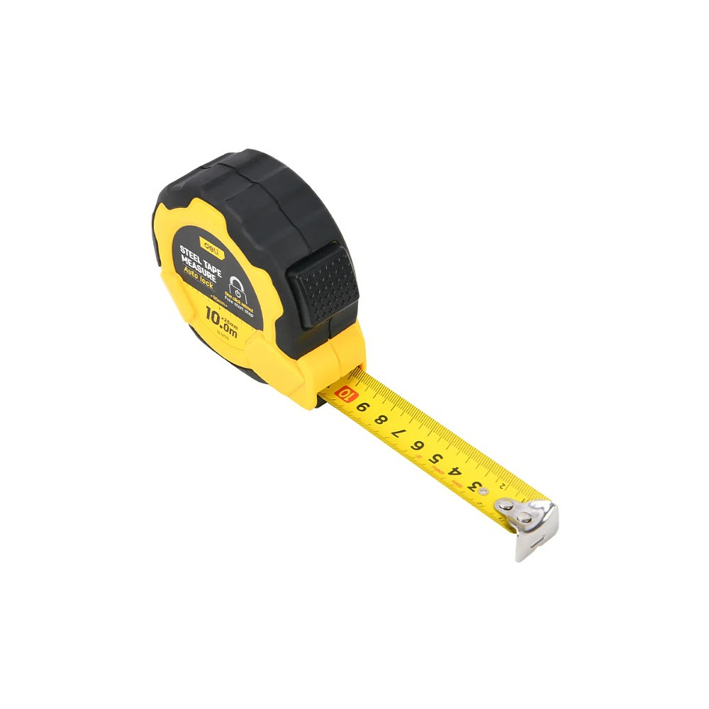 Рулетка Deli YS EDL3799, 10 м х 25 мм, желтый, черный - 6