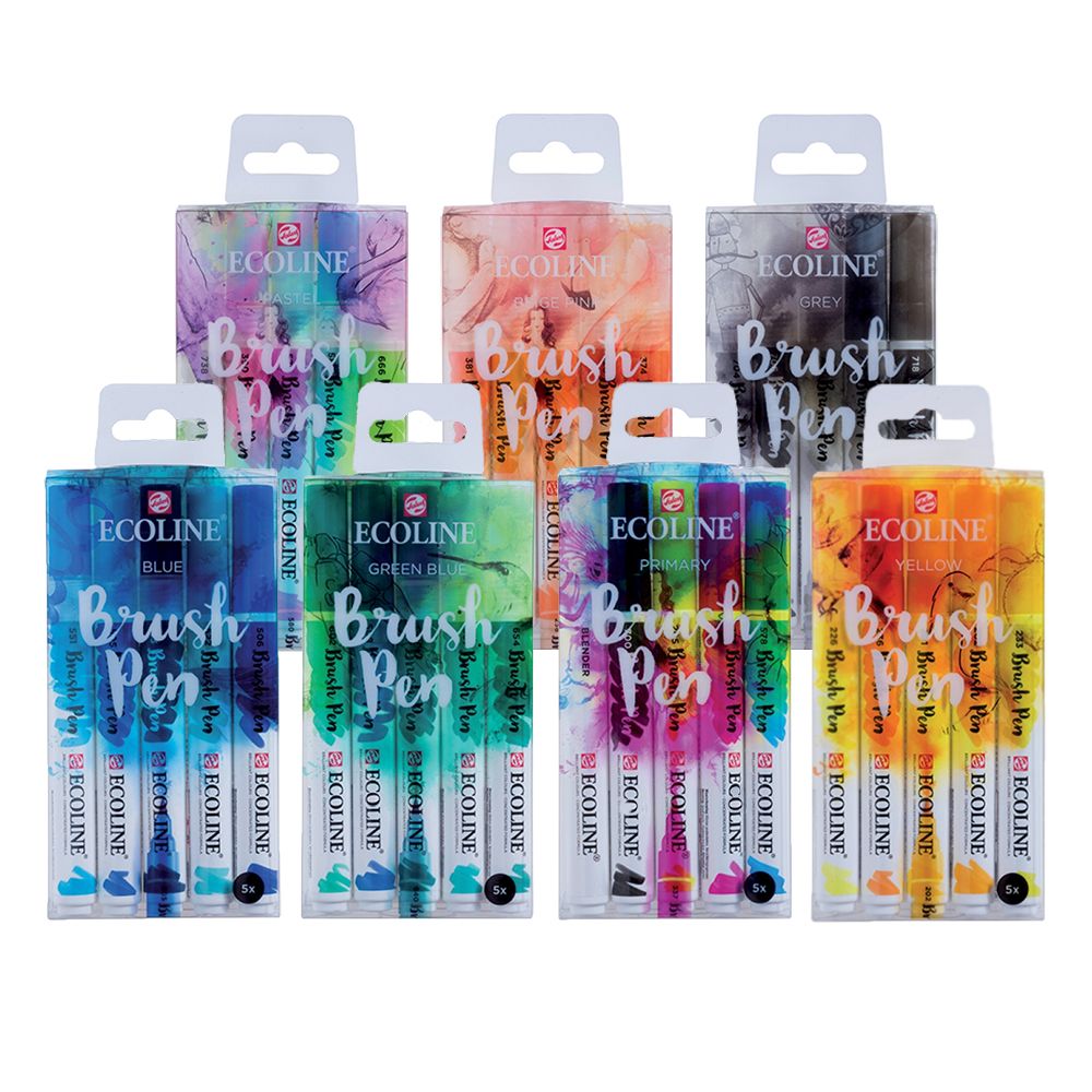 Набор акварельных маркеров "Ecoline" 5 шт.