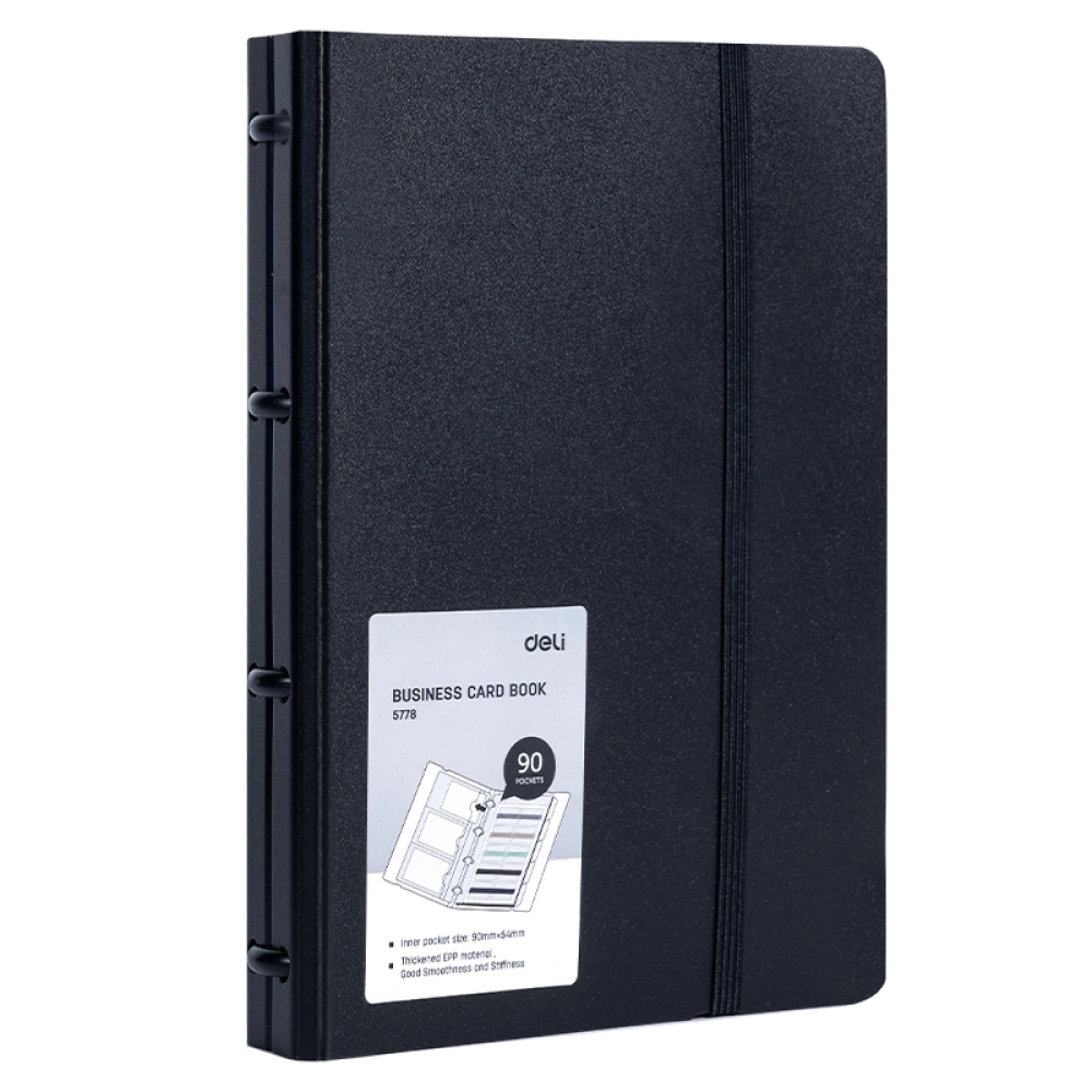Визитница настольная "Deli", 140х198 мм