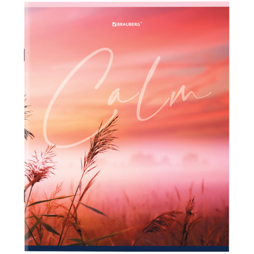 Тетрадь "Calm", А5, 96 листов, в клетку, ассорти - 3