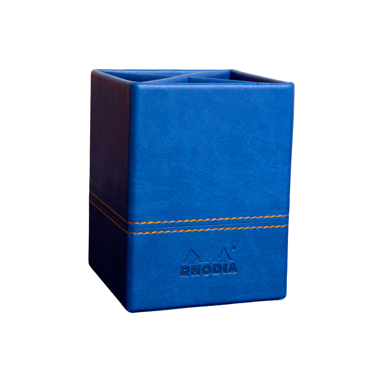 Карандашница "Rhodiarama", 80x80x110 мм, сапфировый