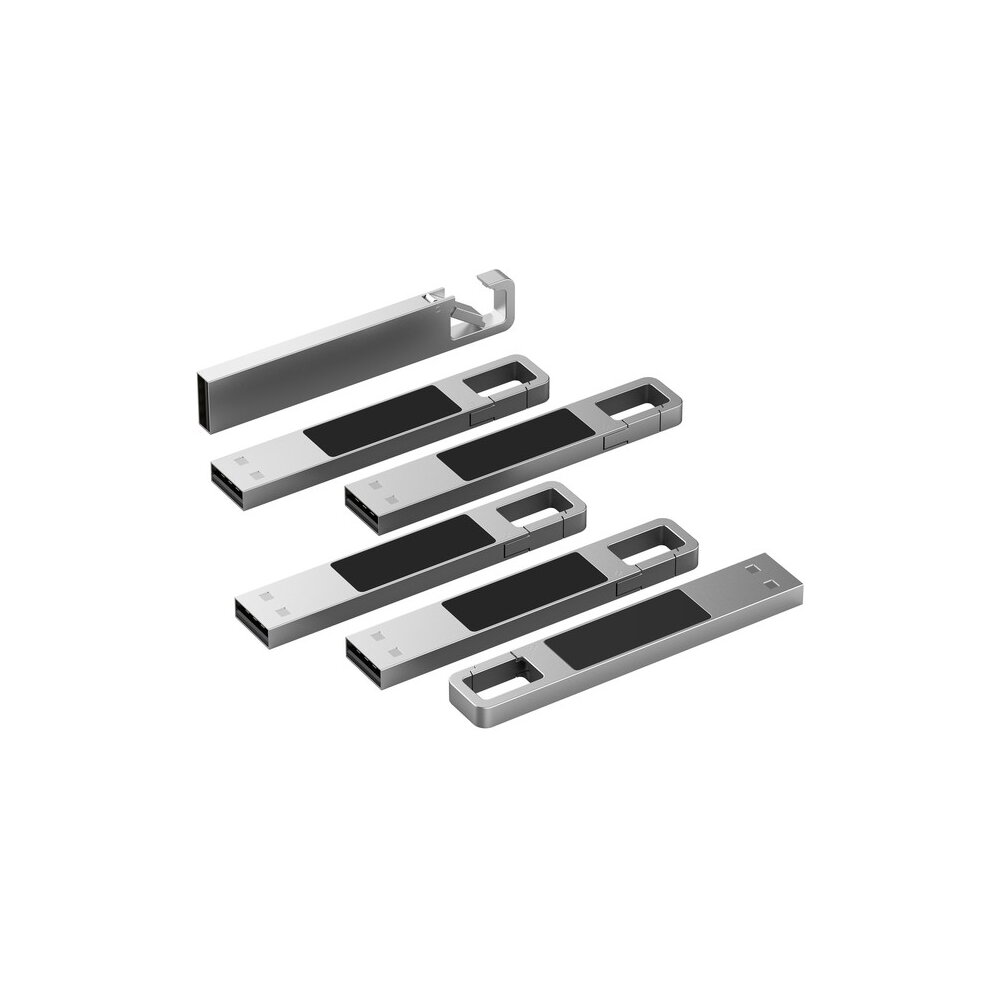 USB Flash накопитель 2.0 16 Gb ZC-010, металл, синий - 2