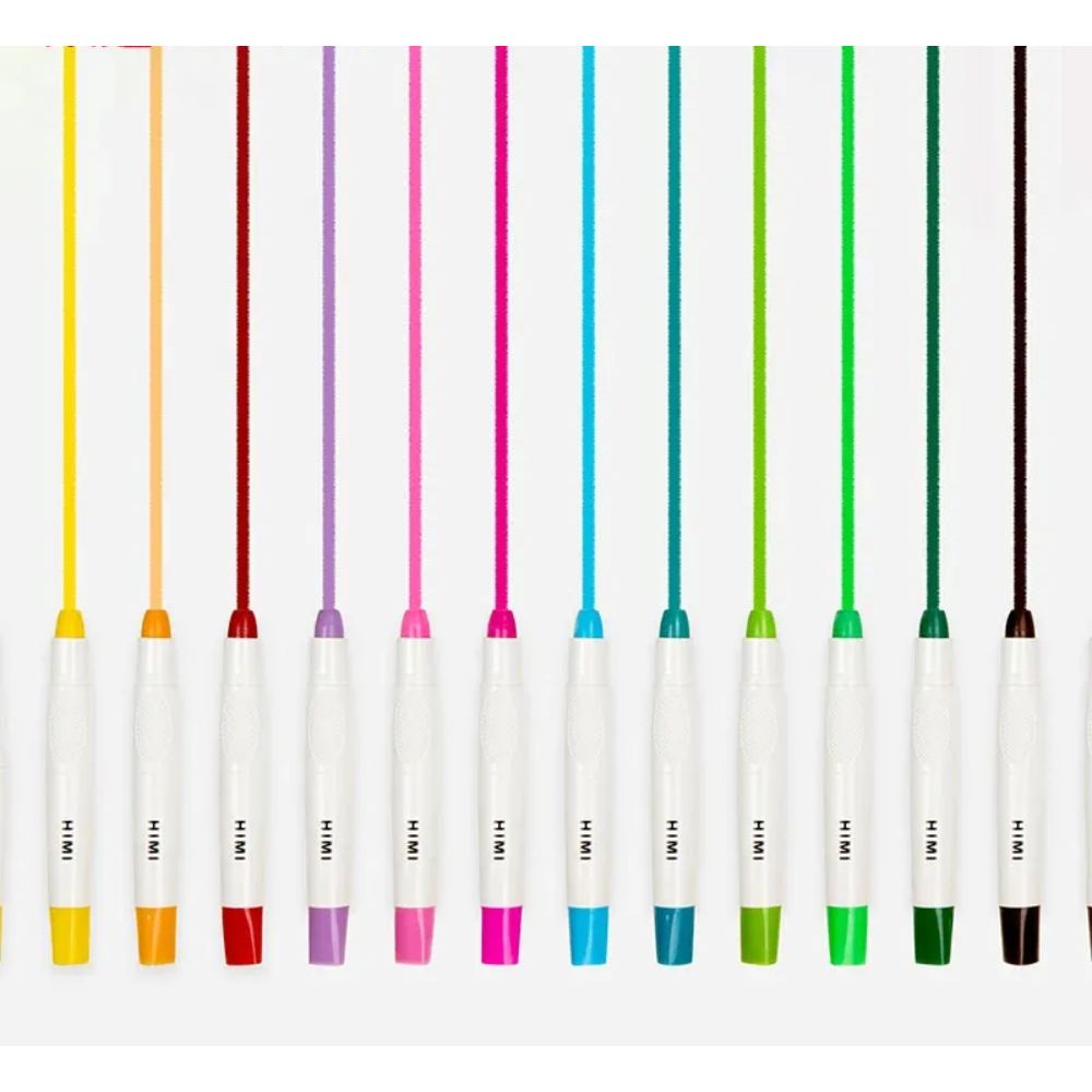 Мелки восковые "Himi Silky Crayon", 24 цвета, ассорти - 2