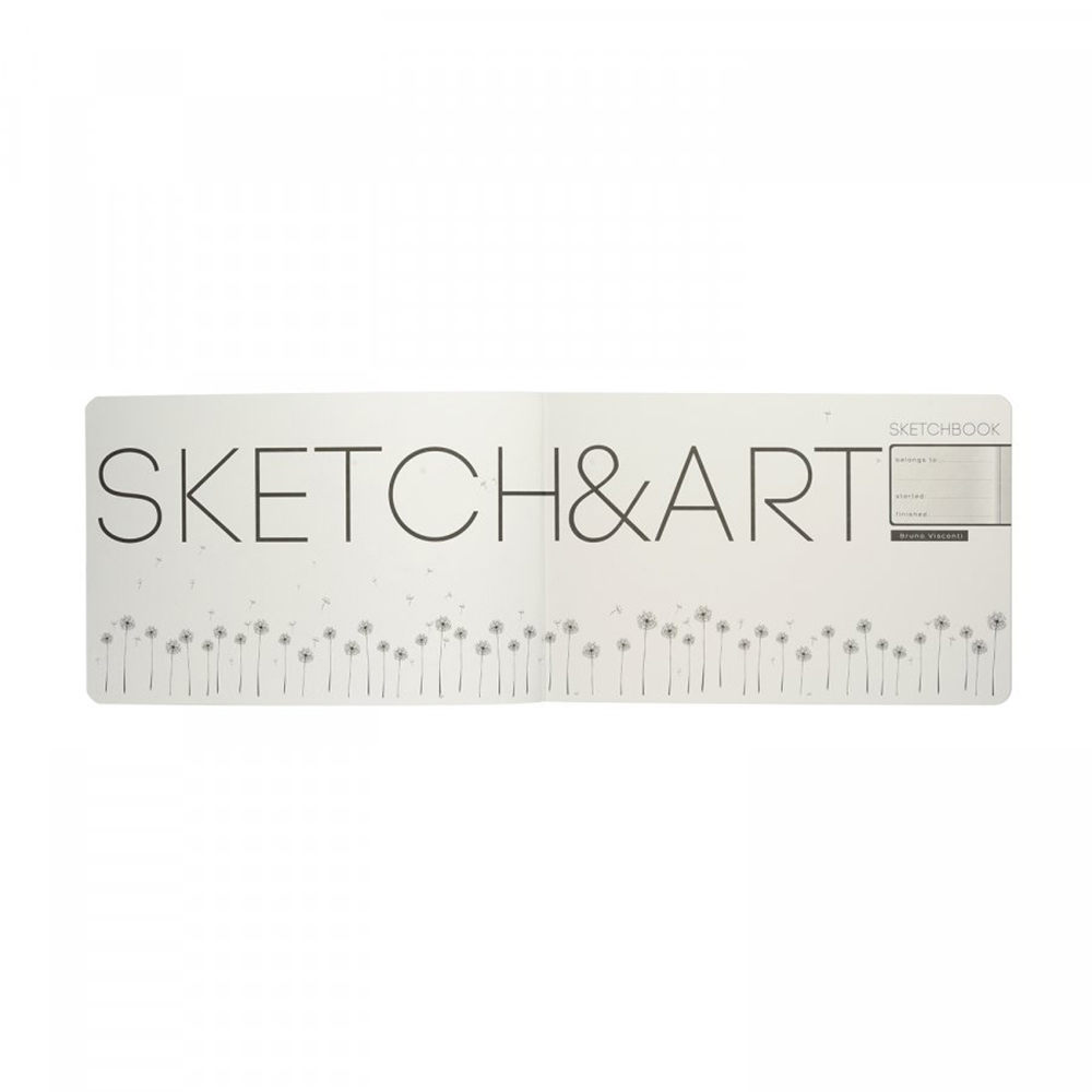 Скетчбук "Sketch&Art. Horizont", 21x14 см, 200 г/м2, 48 листов, серый - 4