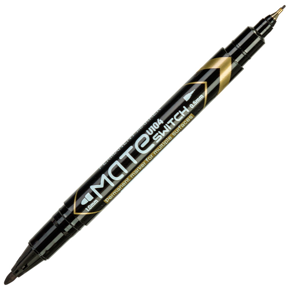Маркер перманентный двусторонний "Matte"