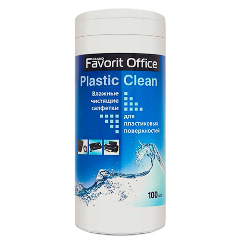 Салфетки для пластиковых поверхностей "Favorit Office"