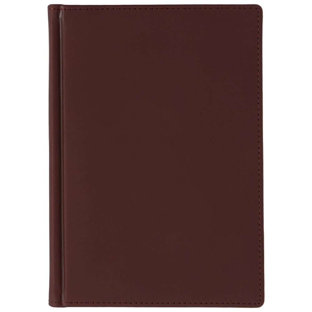 Ежедневник недатированный "Velvet", А5, 272 страницы, бордовый - 3