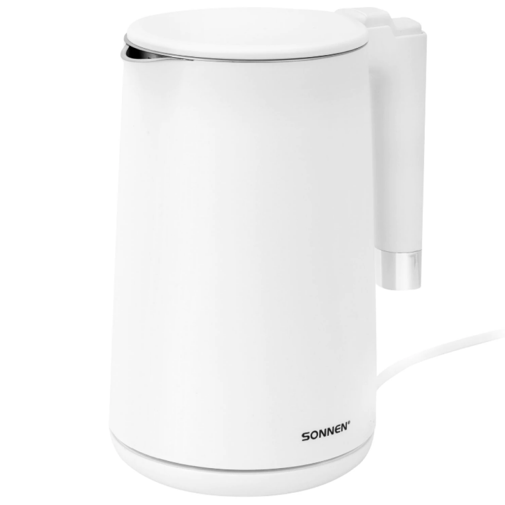Электрочайник Sonnen "KT-8719W", белый - 2