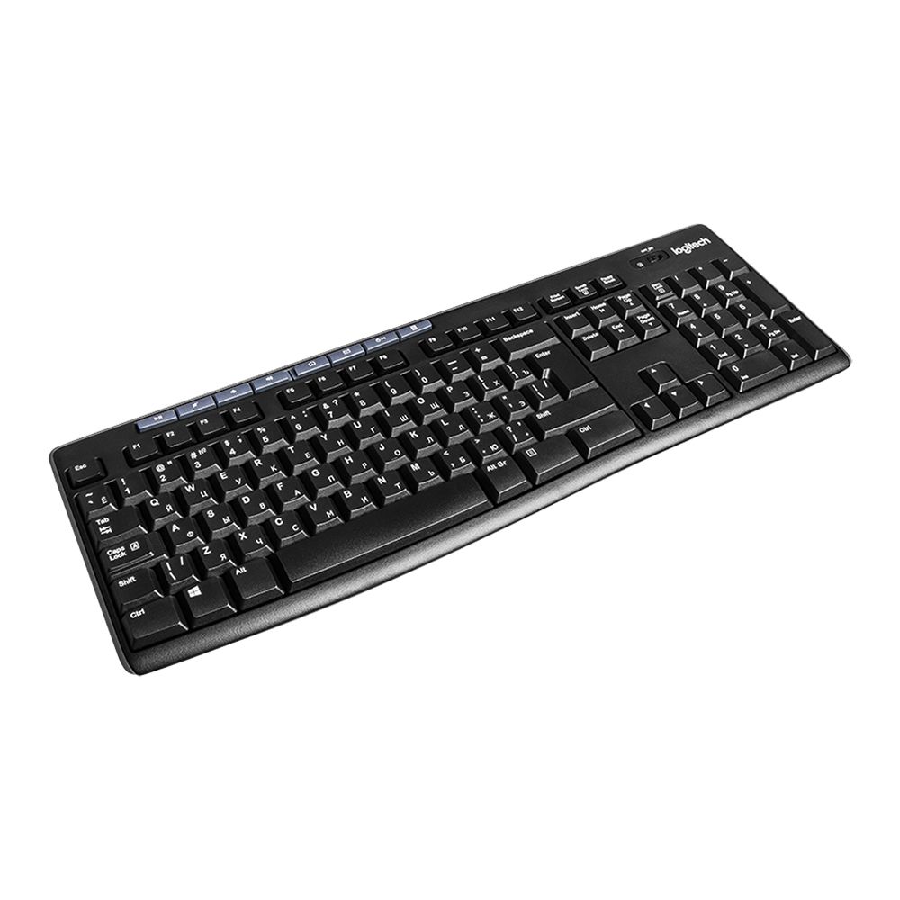 Клавиатура + мышь Logitech "MK270", беспроводная, черный