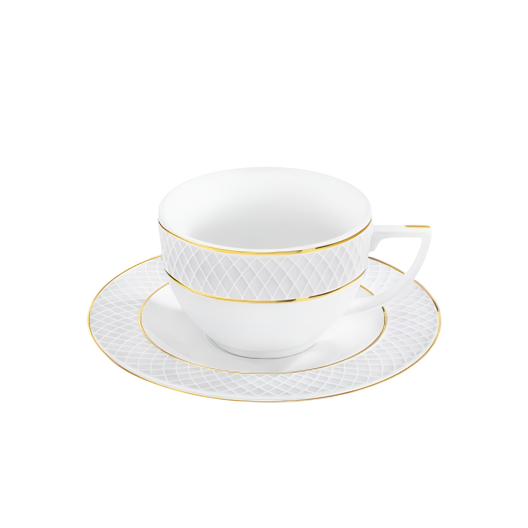 Чашка с блюдцем "WL-880102404 Diamond"