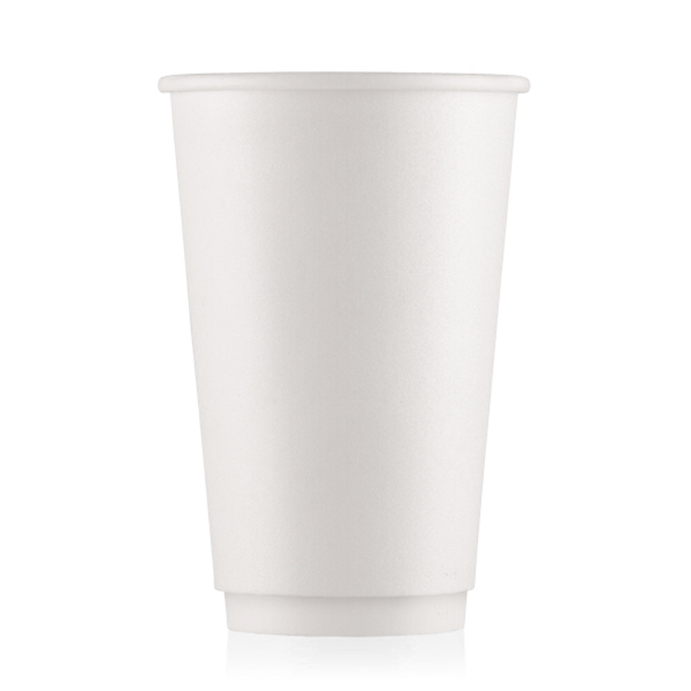 Стакан картонный Ecocups, 400 мл, 2 слоя