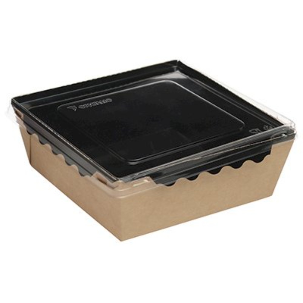 Контейнер бумажный для салата, 1200 мл, 150 шт/упак