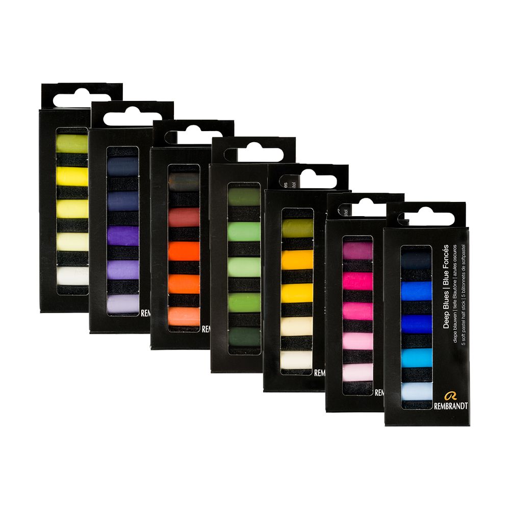 Набор мягкой пастели "Rembrandt Half Pastel" 5 цветов