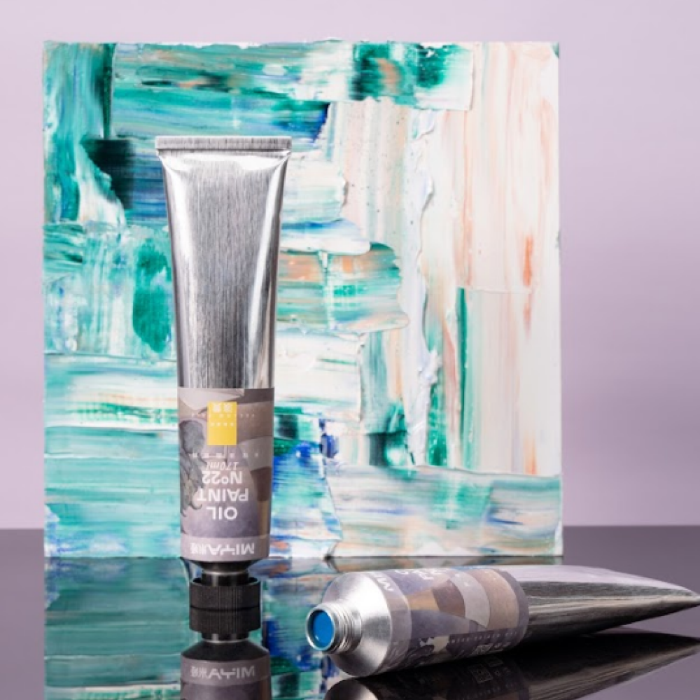 Краски масляные "HIMI.MIYA", виридиан, 170 мл., туба - 11