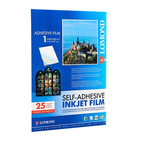 Самоклеящаяся пленка струйная прозрачная